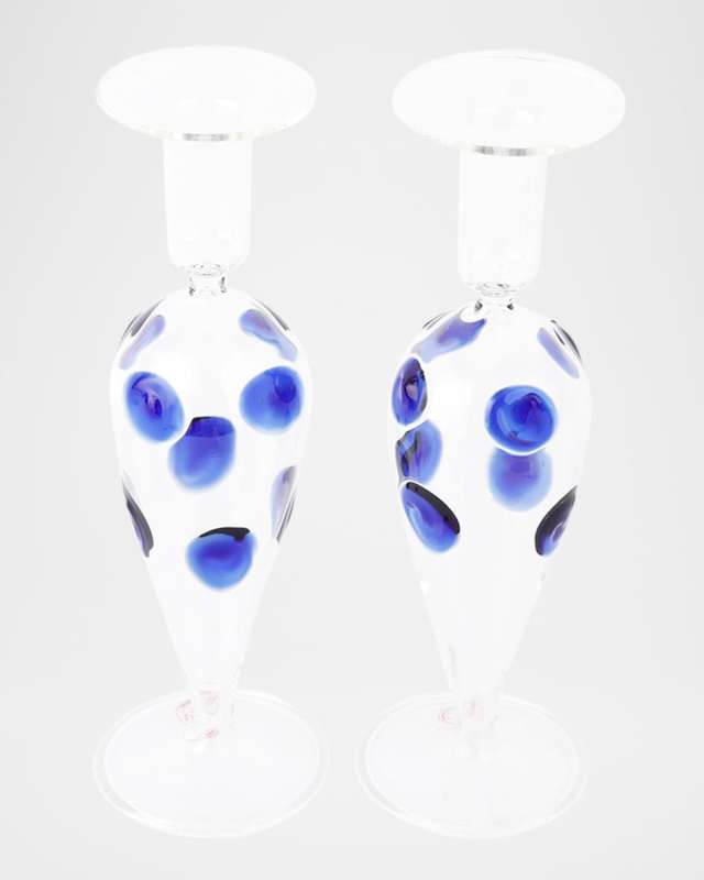 Drop Candlestick Holders, Set of 2